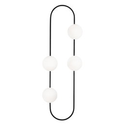 Opviq Abaküs - 4901 Lámpara de pared Blanco y Negro